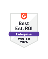 Best Est. ROI Enterprise winter 2024